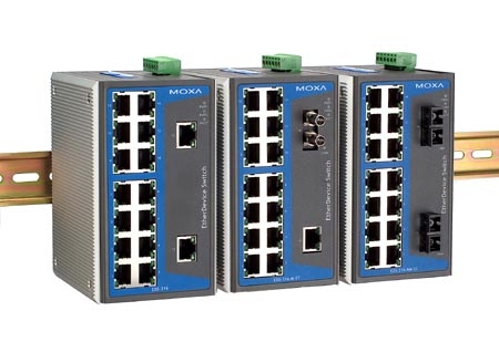 MOXA EDS-316 總代理 16口 工業(yè)交換機