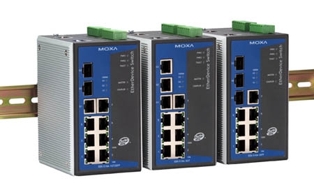 MOXA EDS-510A-1GT2SFP 總代理 千兆光纖交換機