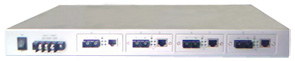 Mexon兆越 ME0110-4M  1U機(jī)架式4通道光纖收發(fā)器