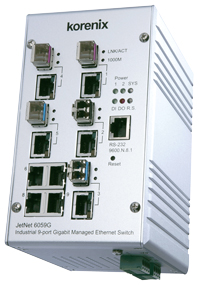 云南Korenix總代理Korenix JetNet 6059G銷售千兆交換機(jī)