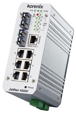廣州Korenix總代理JetNet 4508f-m銷售 環(huán)網(wǎng)交換機(jī)