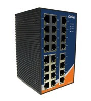  工業(yè)級導軌式快速以太網交換機--IES-1240