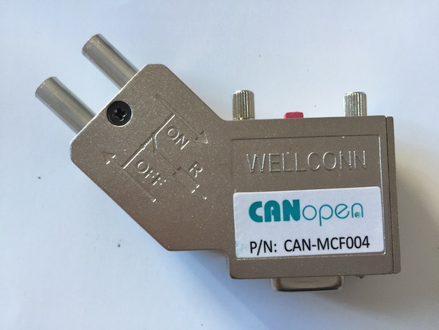 裕光科技金屬外殼CAN bus 現(xiàn)場總線連接器CAN-MCF004