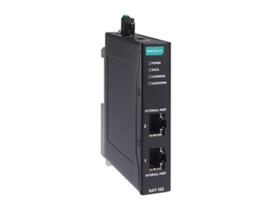 Moxa NAT-102 系列2 端口工業(yè)網絡地址轉換 (NAT) 路由器