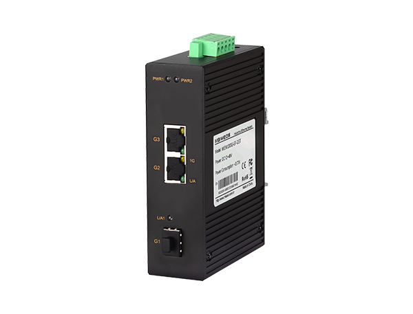 邁威通信MIEN1203G-GF-2GT 1千兆光2千兆電卡軌式工業(yè)以太網(wǎng)光纖收發(fā)器