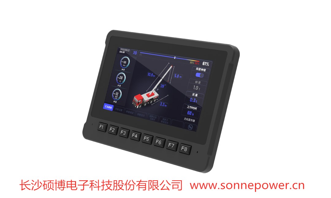 車載智能顯示屏，CAN總線顯示器，顯控一體屏 SPD-070-Ex