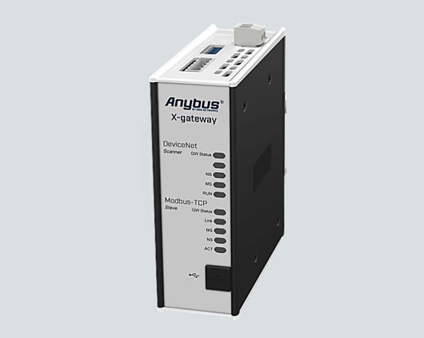 Anybus X-gateway – DeviceNet掃描器 - Modbus TCP服務器